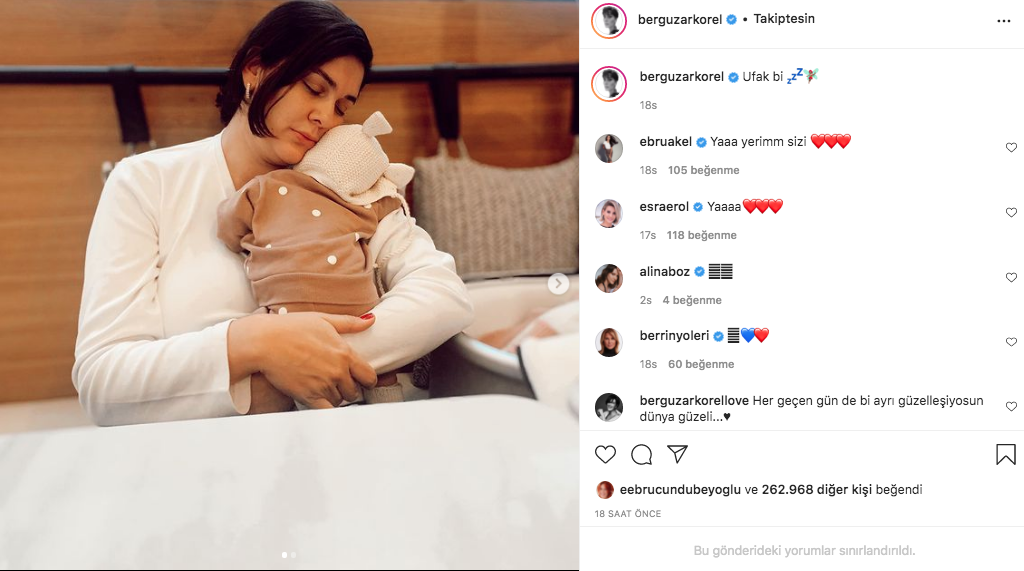 Bergüzar Korel'den minik kızı Leyla ile birlikte yeni pozlar! İşte ünlü isimlerin 5 Aralık Pazar Instagram paylaşımları 1