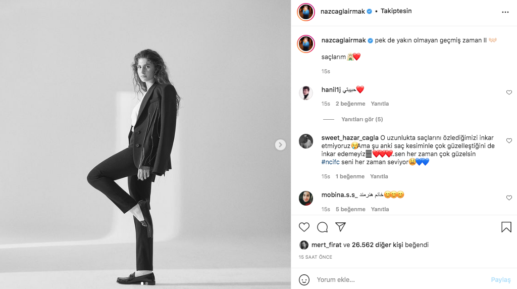 Bergüzar Korel'den minik kızı Leyla ile birlikte yeni pozlar! İşte ünlü isimlerin 5 Aralık Pazar Instagram paylaşımları 18
