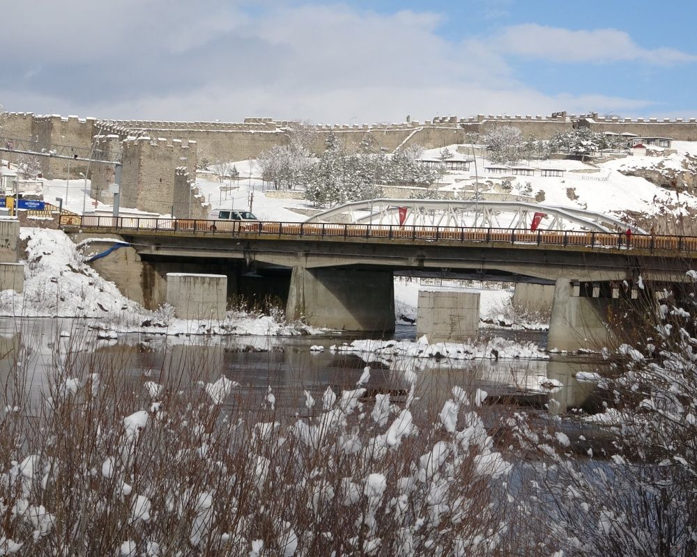 Ardahan'da kar yağışı sonrası kartpostallık görüntüler oluştu 19