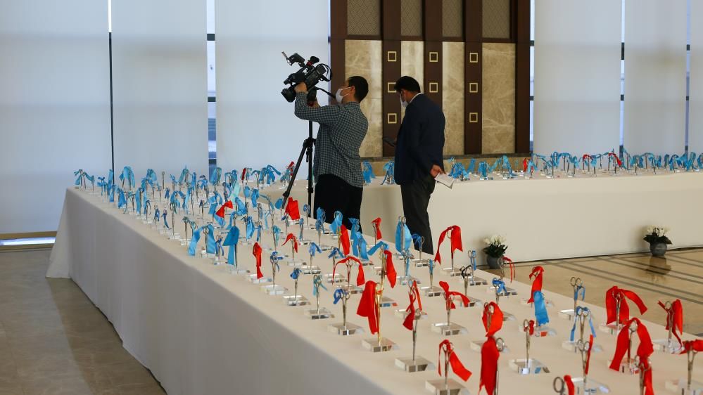 İşte Cumhurbaşkanı Erdoğan'ın dev makas koleksiyonu 3