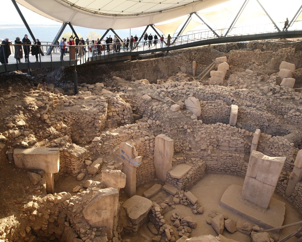 Sıcak havayı fırsat bilenler akın etti! Göbeklitepe'de hafta sonu yoğunluğu 7