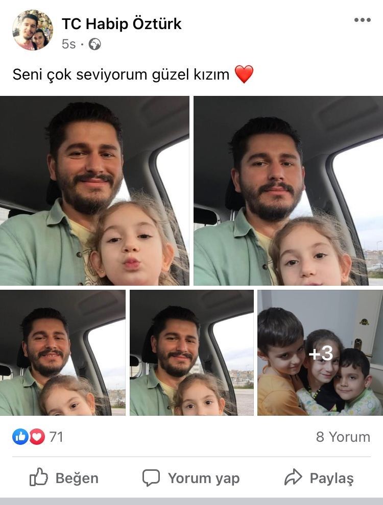 Bu mutluluk fotoğraflarda kaldı! Babasının ellerinde can verdi 6
