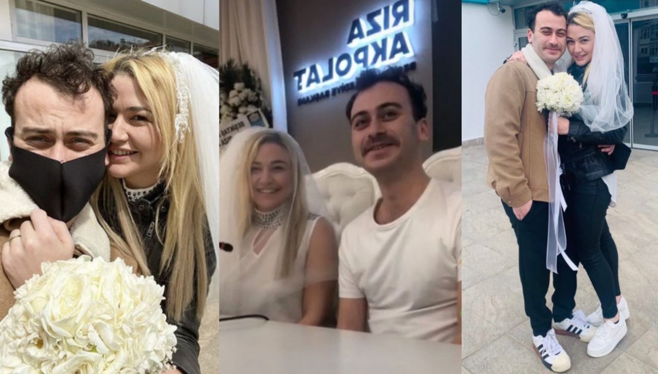 Bu yıl düğün yılı oldu! İşte 2021 yılında evlenen sanat camiasının ünlü isimleri 9