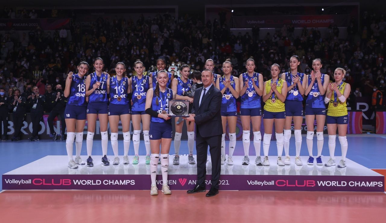 Fenerbahçe Opet, FIVB Kadınlar Dünya Kulüpler Şampiyonası'nda üçüncü oldu 3