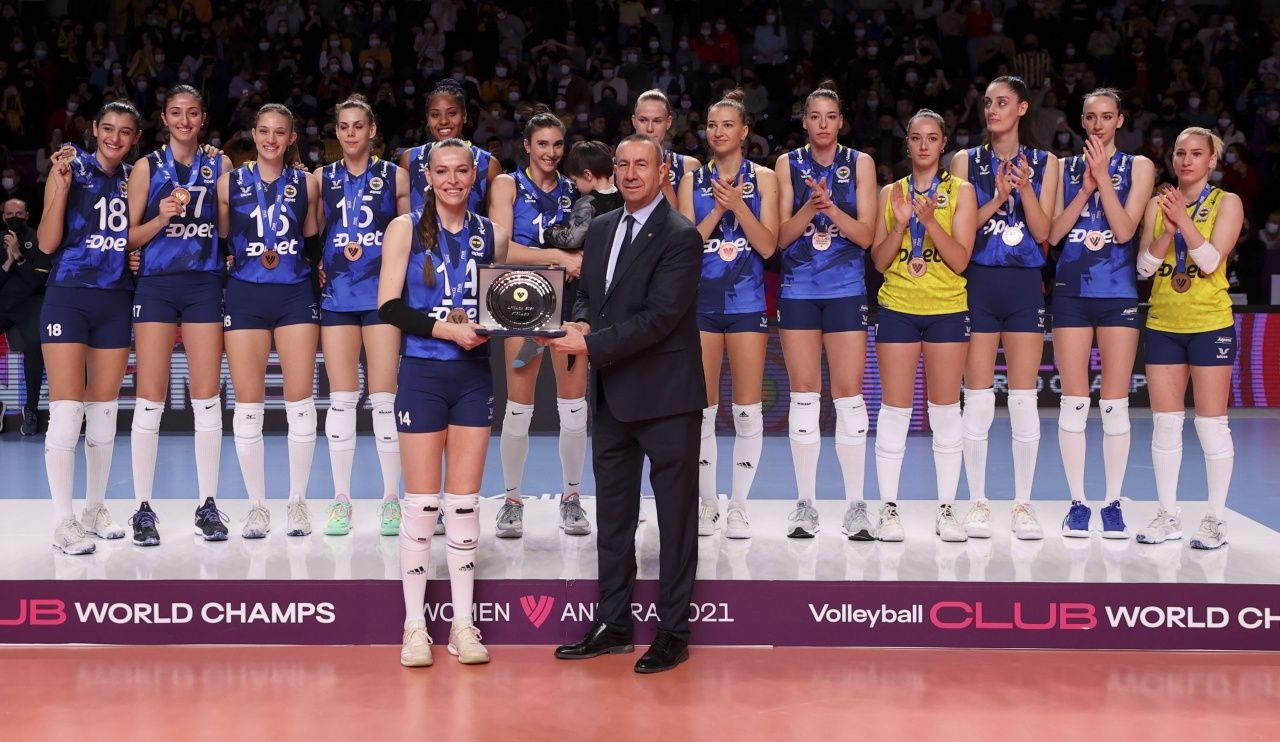 Fenerbahçe Opet, FIVB Kadınlar Dünya Kulüpler Şampiyonası'nda üçüncü oldu 2