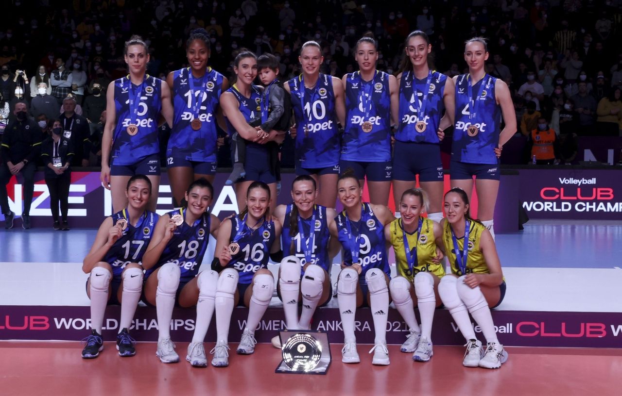 Fenerbahçe Opet, FIVB Kadınlar Dünya Kulüpler Şampiyonası'nda üçüncü oldu 1