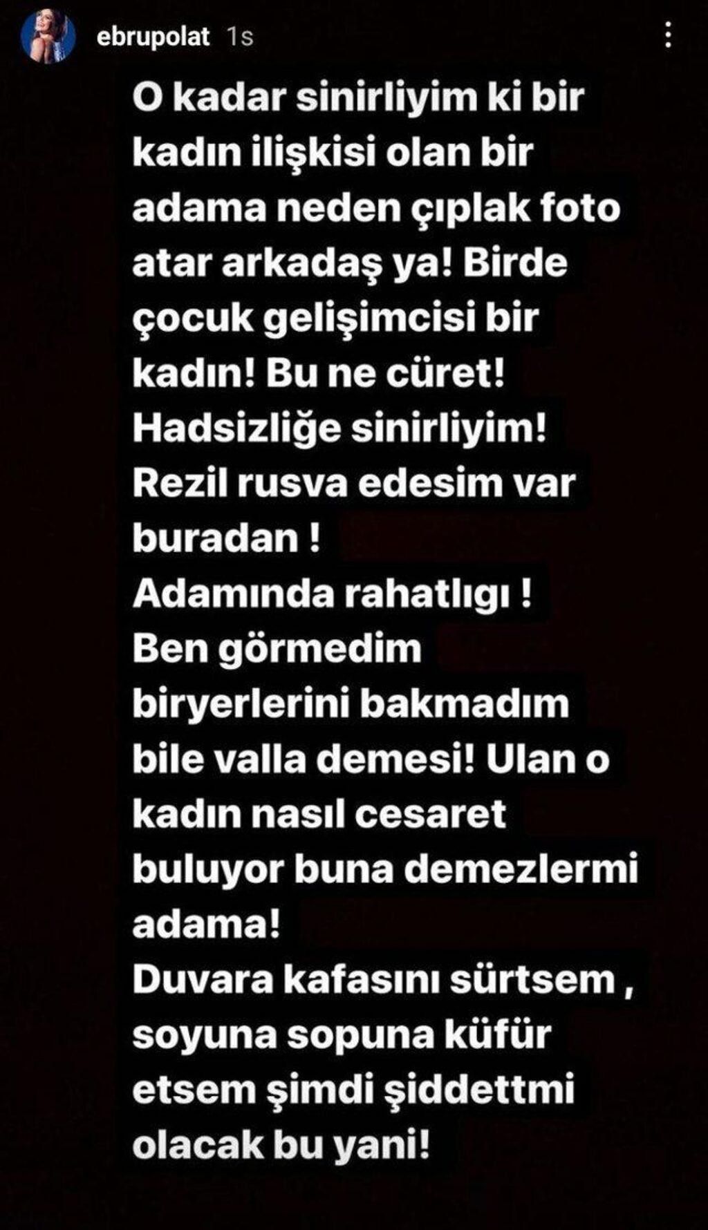 Ebru Polat'tan çıplak fotoğrafa küfürlü yorum! 4
