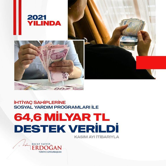 Cumhurbaşkanı Erdoğan, "2021 yılında da durmadık, yola devam dedik" sözleriyle paylaştı 1