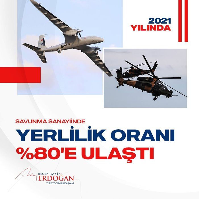 Cumhurbaşkanı Erdoğan, "2021 yılında da durmadık, yola devam dedik" sözleriyle paylaştı 20