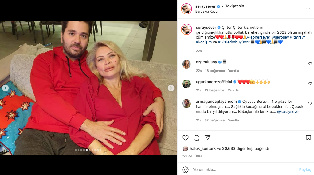 Ünlü isimlerden yılbaşı pozları... 2022'ye böyle girdiler 57