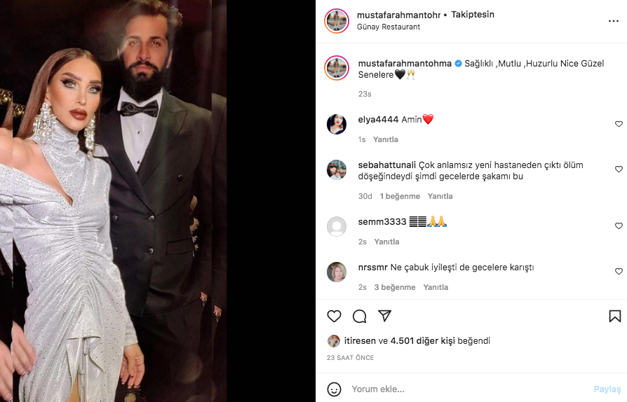Ünlü isimlerden yılbaşı pozları... 2022'ye böyle girdiler 35
