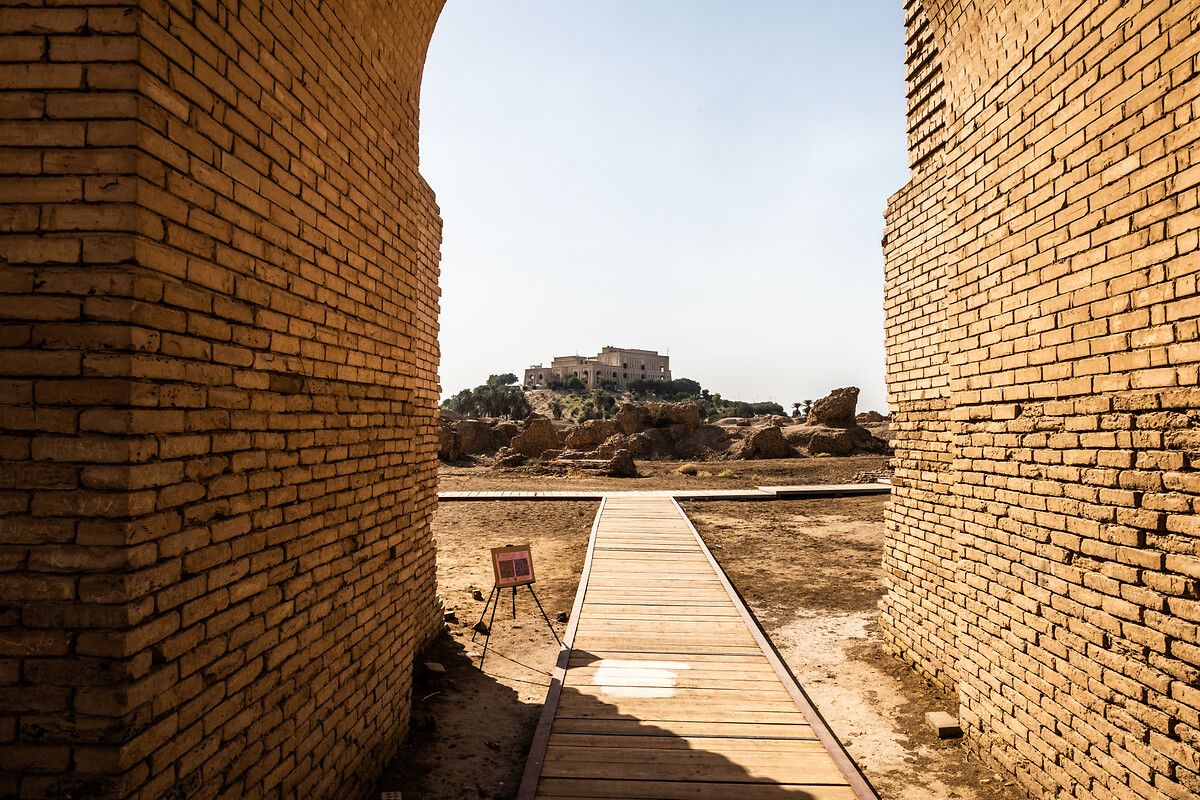 Irak'ın UNESCO Dünya Mirasları Listesi'ndeki Babil kenti güzelliğiyle hayran bırakıyor 14