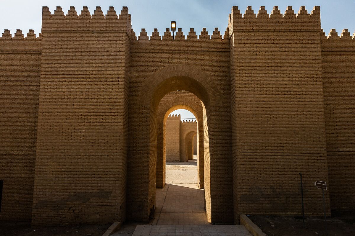 Irak'ın UNESCO Dünya Mirasları Listesi'ndeki Babil kenti güzelliğiyle hayran bırakıyor 16