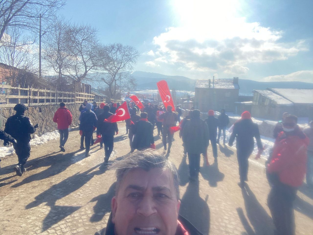 SuperHaber Sarıkamış'ta! Kars'ta binlerce vatandaş şehitlerimizi anmak için yürüdü 1