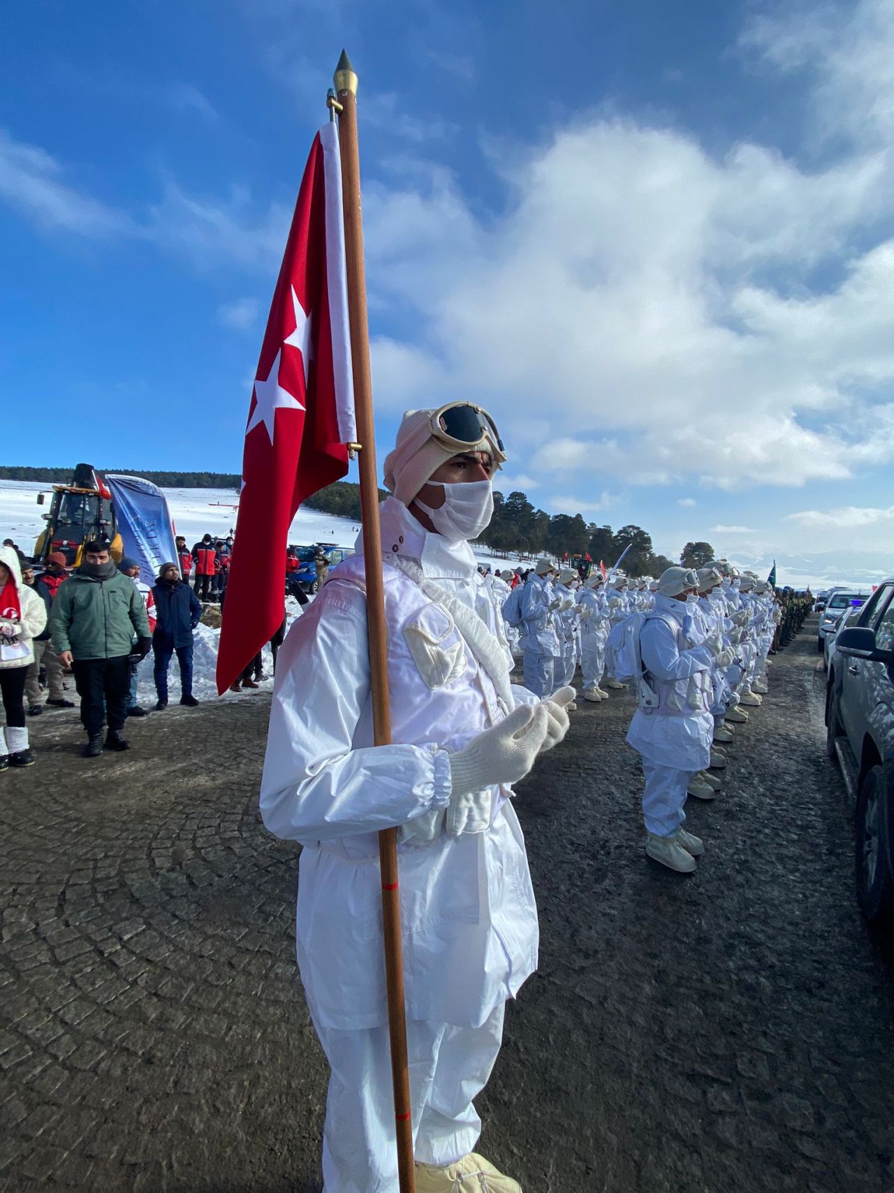 SuperHaber Sarıkamış'ta! Kars'ta binlerce vatandaş şehitlerimizi anmak için yürüdü 7
