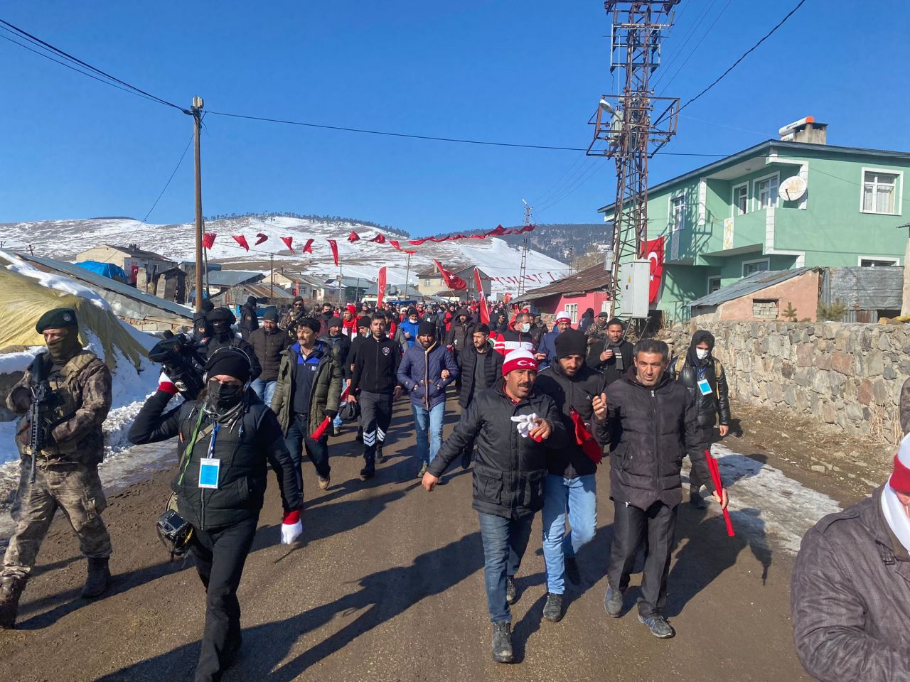 SuperHaber Sarıkamış'ta! Kars'ta binlerce vatandaş şehitlerimizi anmak için yürüdü 19