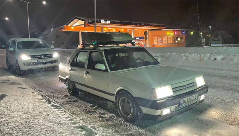Tofaş Şahin ile Kuzey Kutbu'na giden genç 21 günde geri döndü... İşte yakıta ödediği para 7