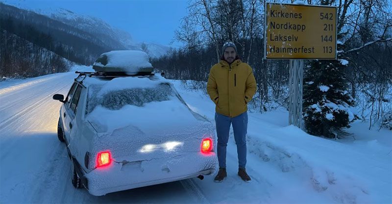 Tofaş Şahin ile Kuzey Kutbu'na giden genç 21 günde geri döndü... İşte yakıta ödediği para 8