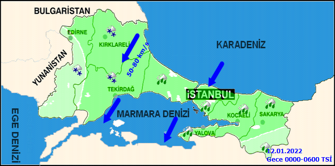 Meteoroloji uyardı: İstanbul'a kar geliyor! 2