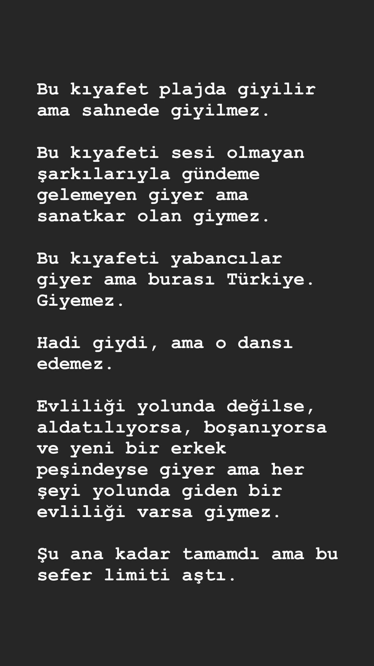Gülşen tepki çeken sahne kıyafeti ve olay dansıyla ilgili sessizliğini günler sonra bozdu! İşte yaptığı açıklama 3