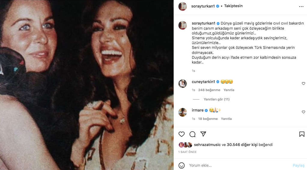 Sanat camiasının ünlü isimlerinden Fatma Girik paylaşımları... Usta oyuncuya böyle veda ettiler 25