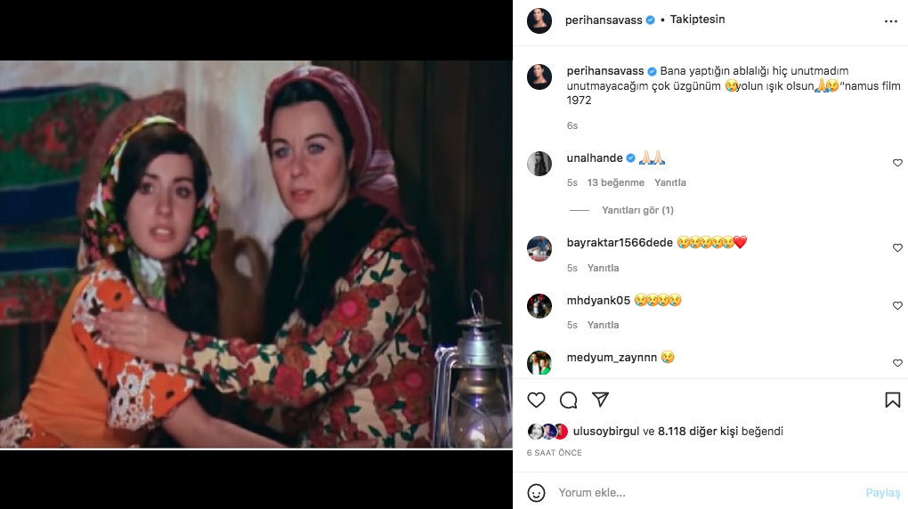 Sanat camiasının ünlü isimlerinden Fatma Girik paylaşımları... Usta oyuncuya böyle veda ettiler 39