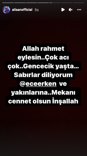 Ünlü isimlerden Ece Erken' başsağlığı mesajları... Eşi Şafak Mahmutyazıcıoğlu'nun vefatı sevenlerini yasa boğdu 6