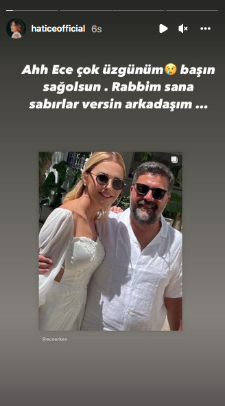 Ünlü isimlerden Ece Erken' başsağlığı mesajları... Eşi Şafak Mahmutyazıcıoğlu'nun vefatı sevenlerini yasa boğdu 12