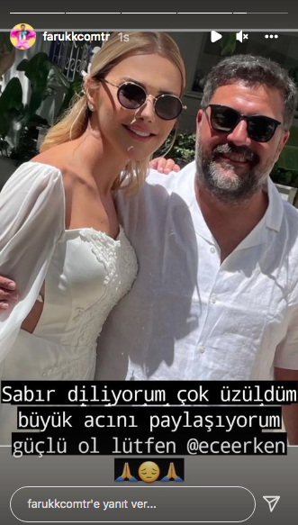 Ünlü isimlerden Ece Erken' başsağlığı mesajları... Eşi Şafak Mahmutyazıcıoğlu'nun vefatı sevenlerini yasa boğdu 16