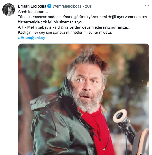 Sanat camiası yasta! Ünlü isimler Ertunç Şenkay'a bu sözlerle veda ettiler 12