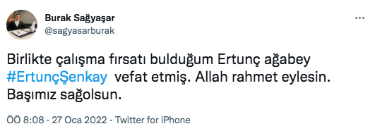Sanat camiası yasta! Ünlü isimler Ertunç Şenkay'a bu sözlerle veda ettiler 11