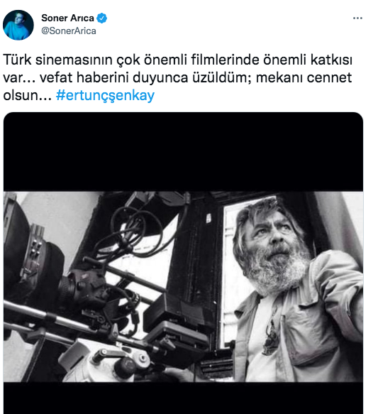 Sanat camiası yasta! Ünlü isimler Ertunç Şenkay'a bu sözlerle veda ettiler 3