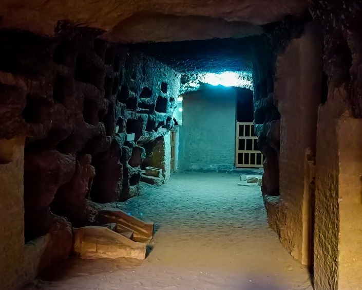 Mısır'da etrafı dağlarla çevrili "yeraltı hayvan mezarlığı" gizemini koruyor 8
