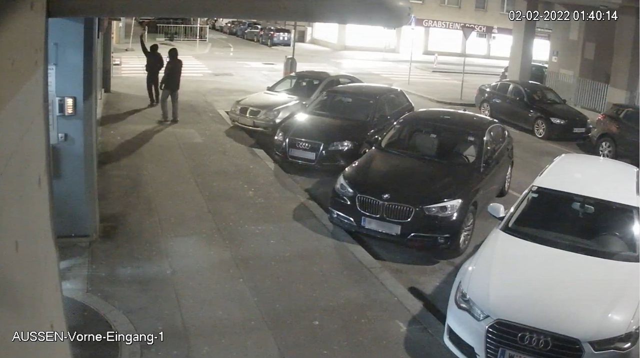 Avusturya'da camiye çirkin saldırı kamerada 4