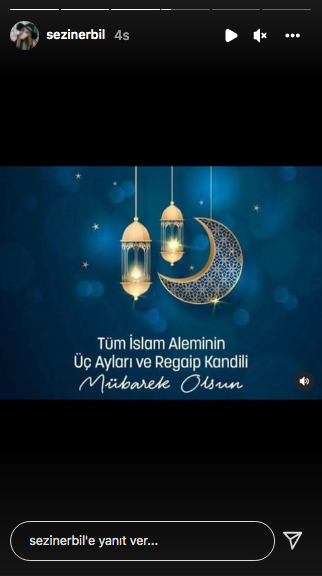 Ünlü isimlerden Regaip Kandili mesajları... Şafak Mahmutyazıcıoğlu'nun eşi Ece Erken en büyük arzusunu açıkladı 12