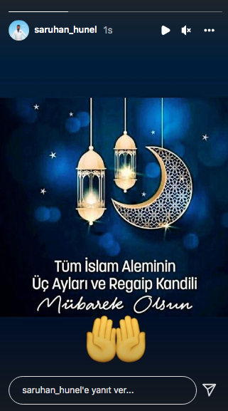 Ünlü isimlerden Regaip Kandili mesajları... Şafak Mahmutyazıcıoğlu'nun eşi Ece Erken en büyük arzusunu açıkladı 15