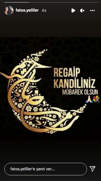 Ünlü isimlerden Regaip Kandili mesajları... Şafak Mahmutyazıcıoğlu'nun eşi Ece Erken en büyük arzusunu açıkladı 3