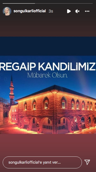Ünlü isimlerden Regaip Kandili mesajları... Şafak Mahmutyazıcıoğlu'nun eşi Ece Erken en büyük arzusunu açıkladı 23