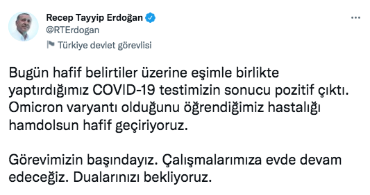 Cumhurbaşkanı Erdoğan ve eşi Emine Erdoğan'a sanat camiasının ünlü isimlerinden 'geçmiş olsun' mesajları yağdı 1