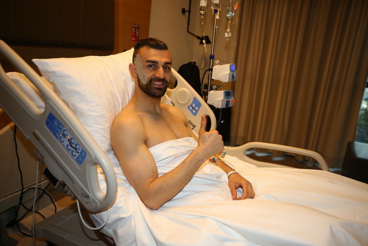 Elmacık kemiğinde kırık oluşan Serdar Dursun bu sabah ameliyat edildi 1