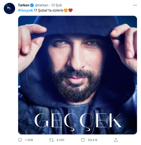 Tarkan, Geççek adlı şarkısını yayınladı! Sosyal medyada ortalık karıştı 1