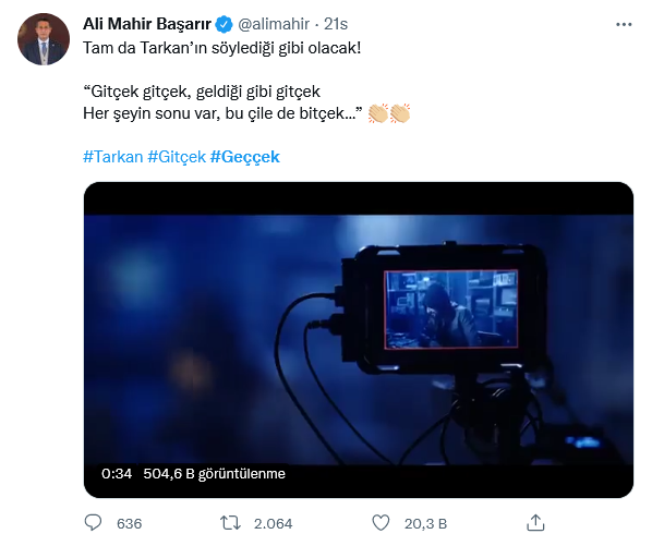 Geççek şarkısını siyasete malzeme yapmak isteyen muhalefet, Tarkan'ı hedef tahtasına oturttu 2