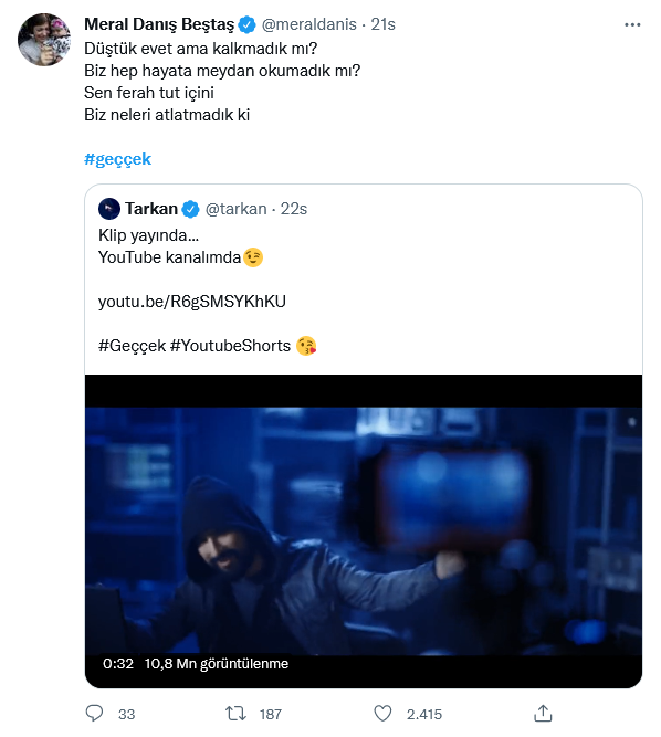 Geççek şarkısını siyasete malzeme yapmak isteyen muhalefet, Tarkan'ı hedef tahtasına oturttu 9