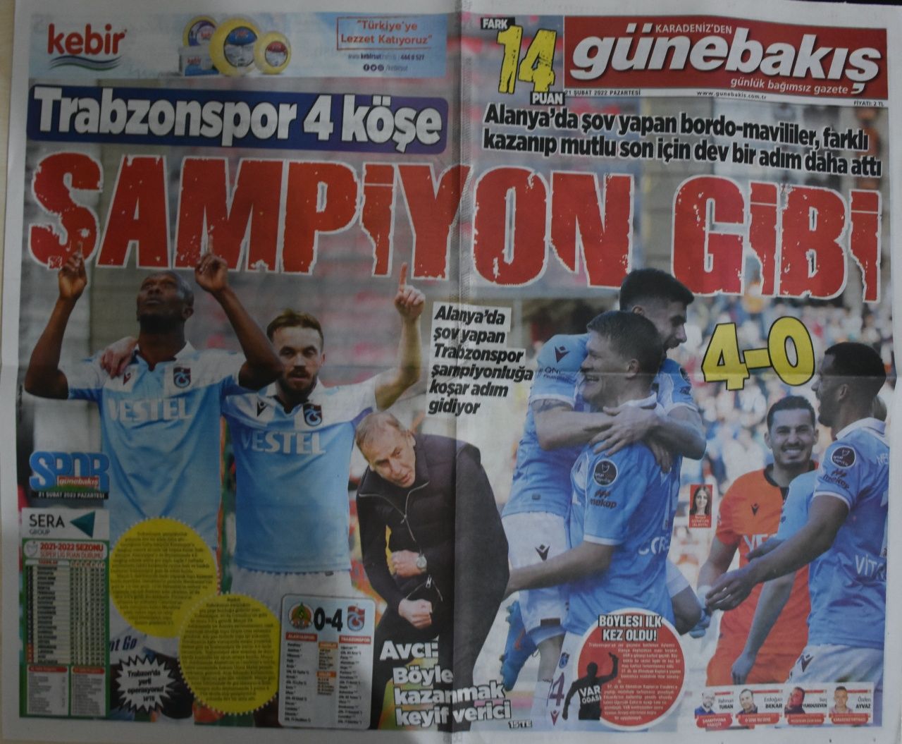 Trabzon yerel basınında şampiyonluk coşkusu... "Yormayın bizi verin Kupa'mızı" 2