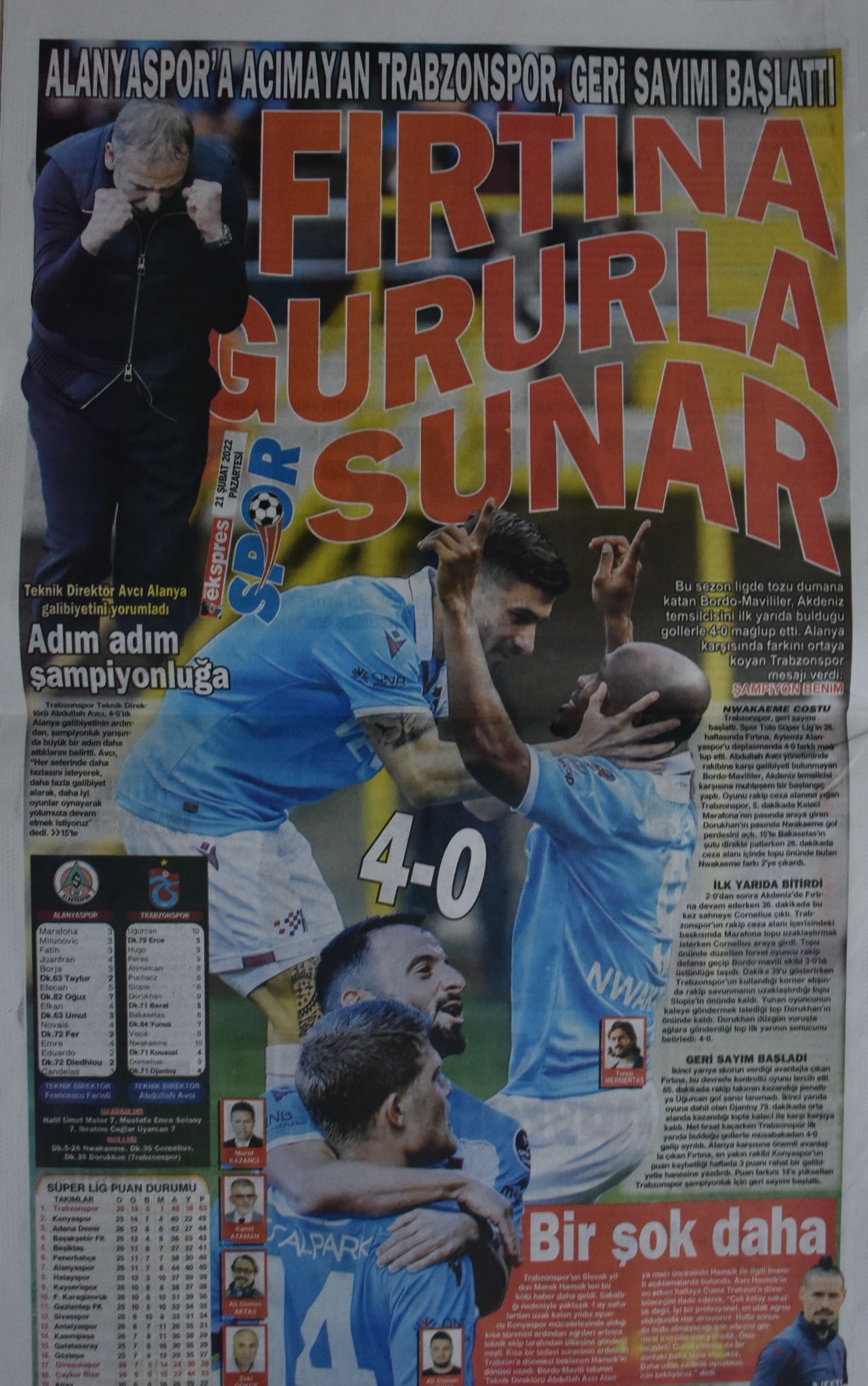 Trabzon yerel basınında şampiyonluk coşkusu... "Yormayın bizi verin Kupa'mızı" 4