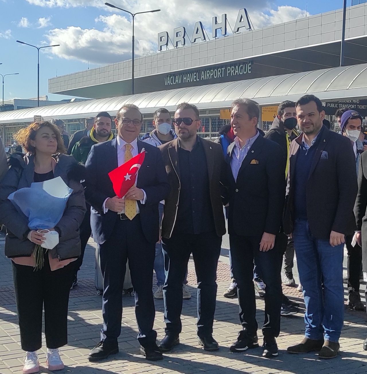 Fenerbahçe kafilesi Prag'da... 7