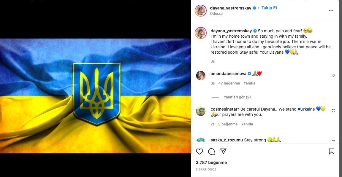 Andrey Rublev canlı yayın kamerasına "Savaşa Hayır, lütfen" yazdı 6