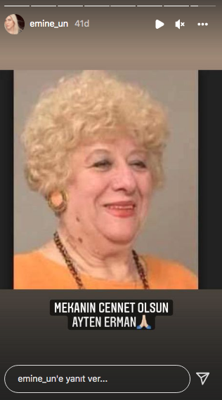 Usta oyuncu Ayten Erman'ın vefatı sanat camiasını yasa boğdu 12