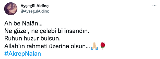 Akrep Nalan'ın ani ölümü sanat camiasında büyük bir üzüntüye neden oldu 24