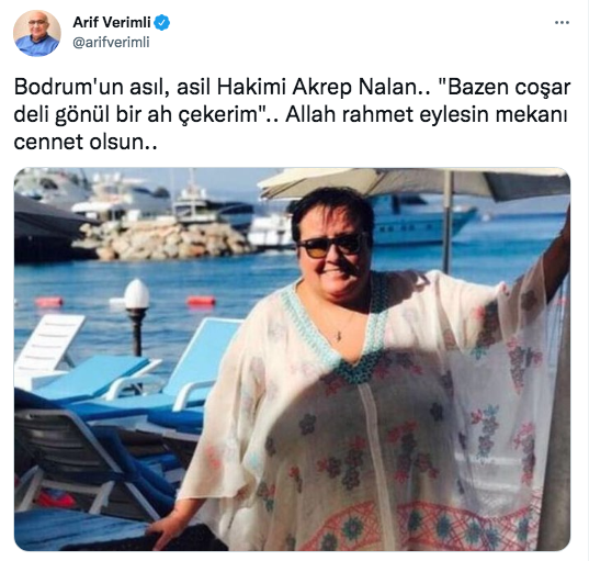 Akrep Nalan'ın ani ölümü sanat camiasında büyük bir üzüntüye neden oldu 11